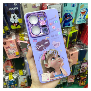 เคสกำมะหยี่โครเมียมกล้องการ์ตูนสำหรับรุ่น Samsung A20/30/A23 4G/A23 5G/Samsung J4+‼️สินค้าพร้อมส่งในไทย🚛🚛