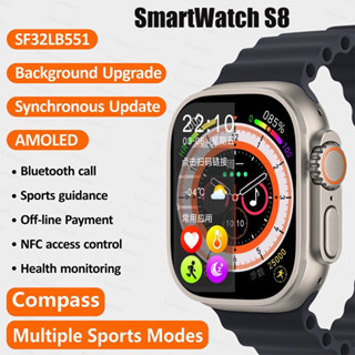 Amezfit Bip S8 Waterproof Smartwatch SpO2 นาฬิกาอัจฉริยะ วัดออกซิเจนในเลือด bip3 สัมผัสได้เต็มจอ Smart watch วัดชีพจร