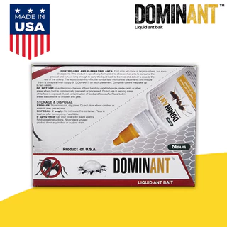 DOMINANT เหยื่อกำจัดมด เจลกำจัดมด ขนาด 30ml ปลอดภัยต่อคนและสัตว์เลี้ยง กำจัดมดตายยกรัง มาตรฐาน USA