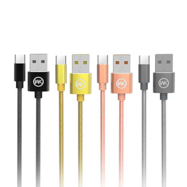 สายชาร์จWK WDC-013 kingkong สายเคเบิลข้อมูลสปริง ชาร์จเร็ว สำหรับ Type-c/Micro ของแท้
