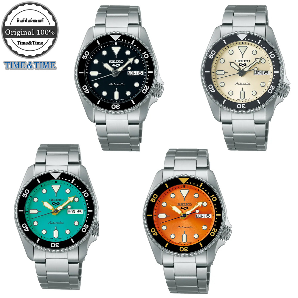 SEIKO 5 Automatic รุ่น SRPK29K1, SRPK31K1, SRPK33K1, SRPK35K1 สินค้าของแท้ประกันศูนย์ไซโกประเทศไทย