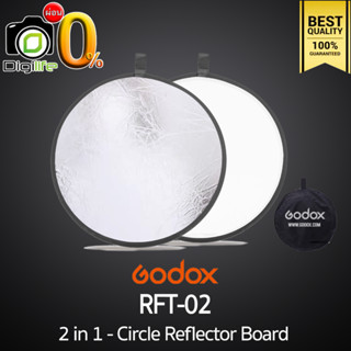 Godox Reflector RFT-02 2in1 - Circle Reflecter วงกลม 2 in 1 - 60, 80, 110 cm. รีเฟล็กเตอร์