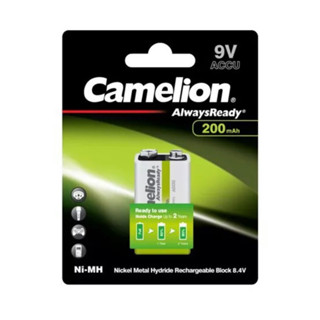 ถ่านชาร์จCamelion ขนาด9V 200mAh แพค1ก้อน(ของแท้)