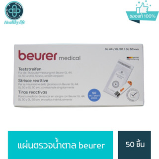 แผ่นตรวจวัดน้ำตาลในเลือด บอยเล่อร์ beurer