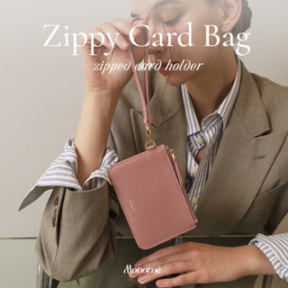 Zippy Card bag กระเป๋าบัตร Super Slim หนังวัวแท้  MONOMEBKK