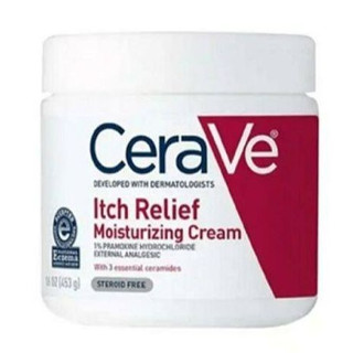 CeraVe Itch Relief Moisturising Cream 453g. เซราวี อิทช รีลีฟ มอยซ์เจอร์ไรซิ่ง ครีม