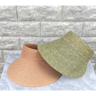 หมวกสานครึ่งหัว visor cap