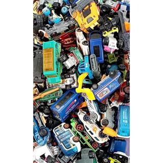 กล่อง สุ่ม รถ 3 คัน Matchbox &amp; Hotwheels ขนาด 1/64 นอกแพ็ค สภาพดี