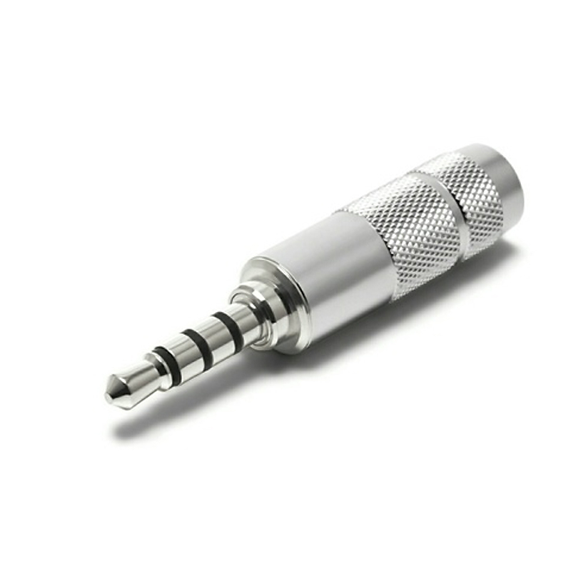 หัว 3.5mm Oyaide P-3.5/4SR Silver Rhodium 4Pole high-quality ของแท้ศูนย์ไทย รองรับสาย 1.5 - 4.0 mm / ร้าน All Cable