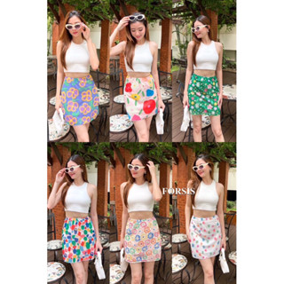 FK : Mini Skirt กระโปรง Colorful สม็อค เอว สดใส น่ารัก สุดๆ…  🎠🎠