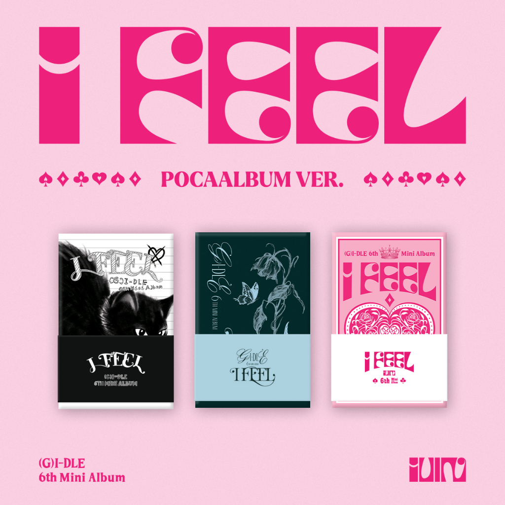 พร้อมส่ง 🍣 อัลบั้ม (G)I-DLE - 6th mini album < I FEEL > POCA ALBUM Ver. gidle