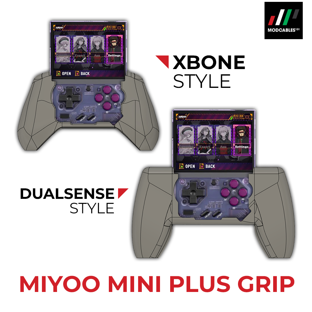 Grip สำหรับเครื่องเล่นเกมส์ Miyoo Mini Plus มีสองแบบให้เลือก