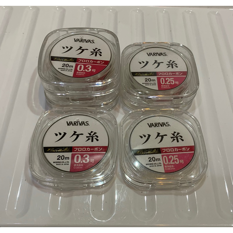 สายเอ็นตกปลา VARIVAS Excella(FLUORO) 20m.สำหรับงาน micro fishing tanago fishing (made in japan)