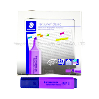 [ขายดี] สเต็ดเล่อร์ STAEDTLER ปากกาเน้นข้อความ ปากกาไฮไลท์ Textsurfer Classic ขนาด 1 กล่อง บรรจุ 10 ด้าม