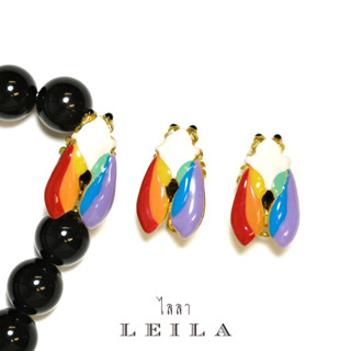 Leila Amulets แมลงภู่คำหลวง Baby Leila Collection รุ่น Pride Month (พร้อมกำไลหินฟรีตามรูป)