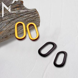 Metal Oval Ring Hoop #20 - ห่วงวงรีโลหะ เบอร์ #20