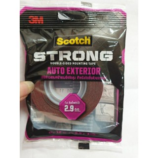 3M Scotch Flexi Tape สก๊อต เทป 2 หน้า สำหรับตกแต่ง 12mm X 2.5mm