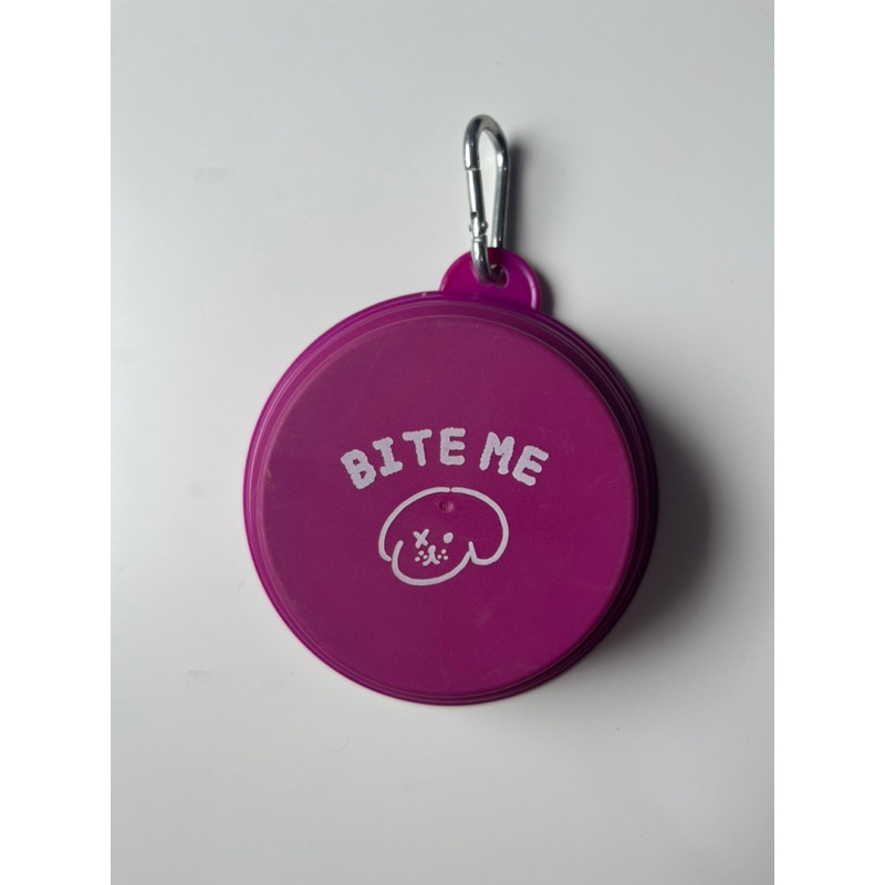 ถ้วยน้ำ bite me สีม่วง