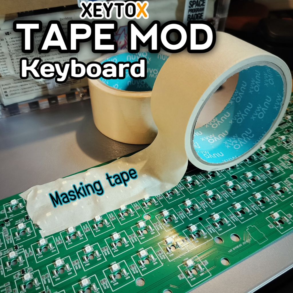 Tape mod [ Masking ] PCB Modifly Keyboard เทปใช้ในการmodคีบอร์ดหลังPCB 【เทปคีบอร์ด>xeytox<