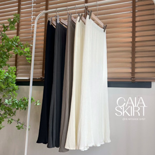 caia skirt✨🪄(กระโปรงผ้าร่องยืดทรงหางปลาผ้าดีใส่สบายมาก)🪞💖