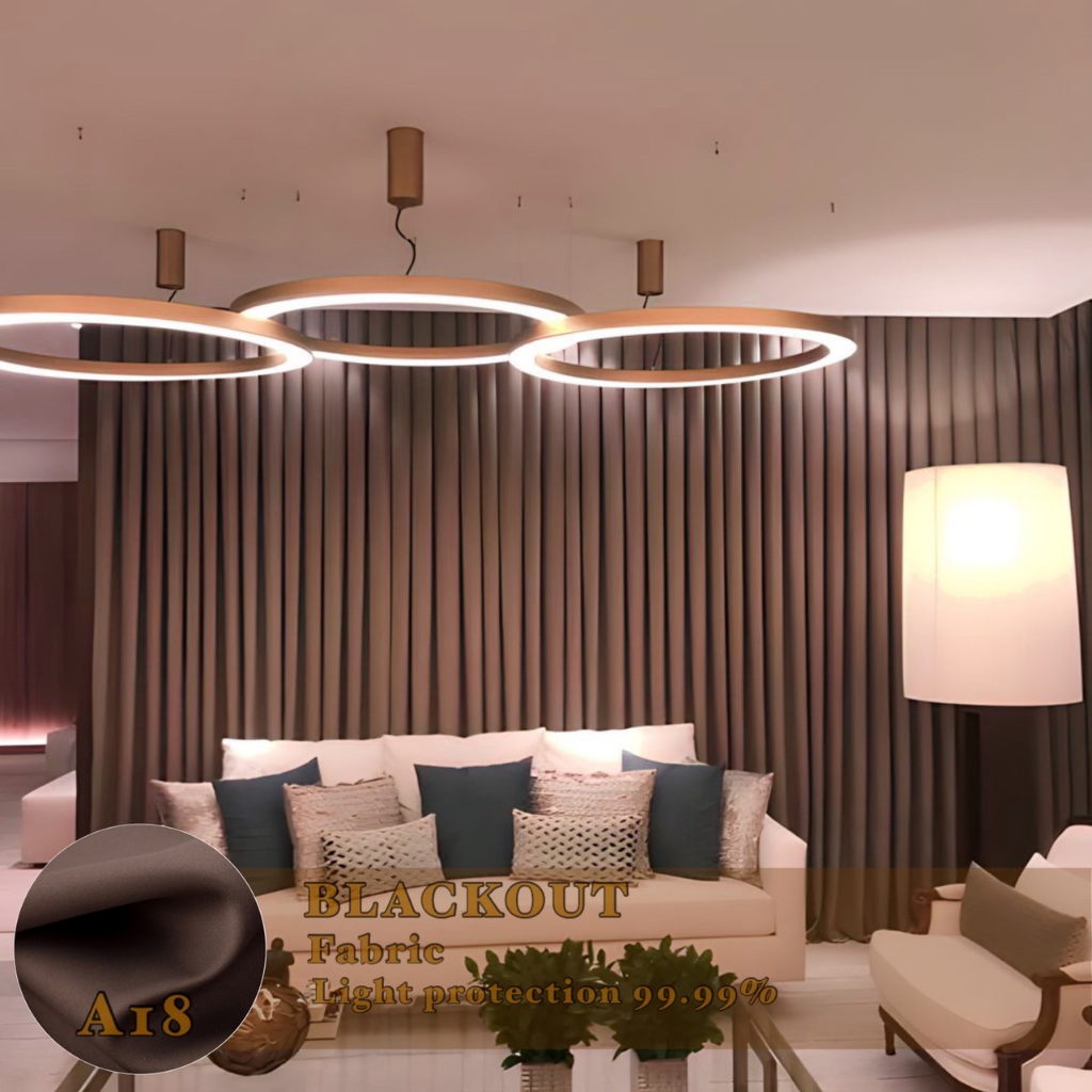 แนะนำ ผ้าม่าน ผ้าม่านสีน้ำตาล ผ้าม่านกั้นห้อง Blackout Polyester100% ราคาพิเศษ มีเก็บเงินปลายทาง