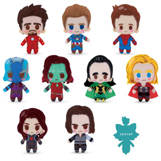 MARVEL X BUDDIES Plush Mini Mascot Set of 10 AVENGERS กาชาปอง อเวนเจอร์ส Cross Gashapon ซุปเปอร์ฮีโร่ มาร์เวล ตุ๊กตาผ้า