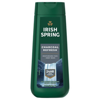 Irish Spring Charcoal Refresh Body Wash for Men 591ml.