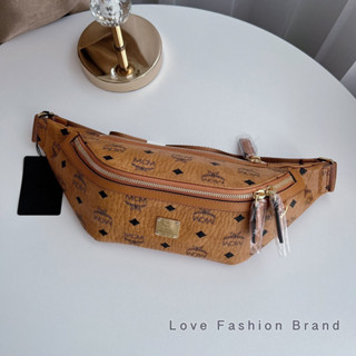 👑Fashionbrand100%👑  คาดอก Medium Fursten Belt Bag in Visetos