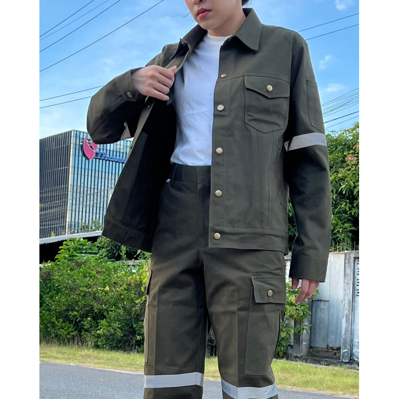 เสื้อช็อปแขนยาวผ้าเวสปอยท์