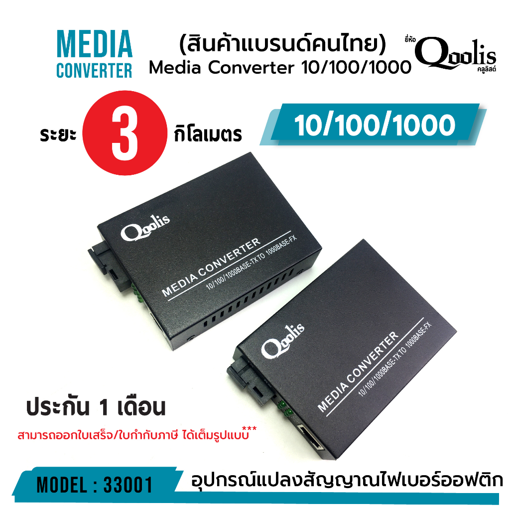 33001 Media Converter SC Port 10/100/1000