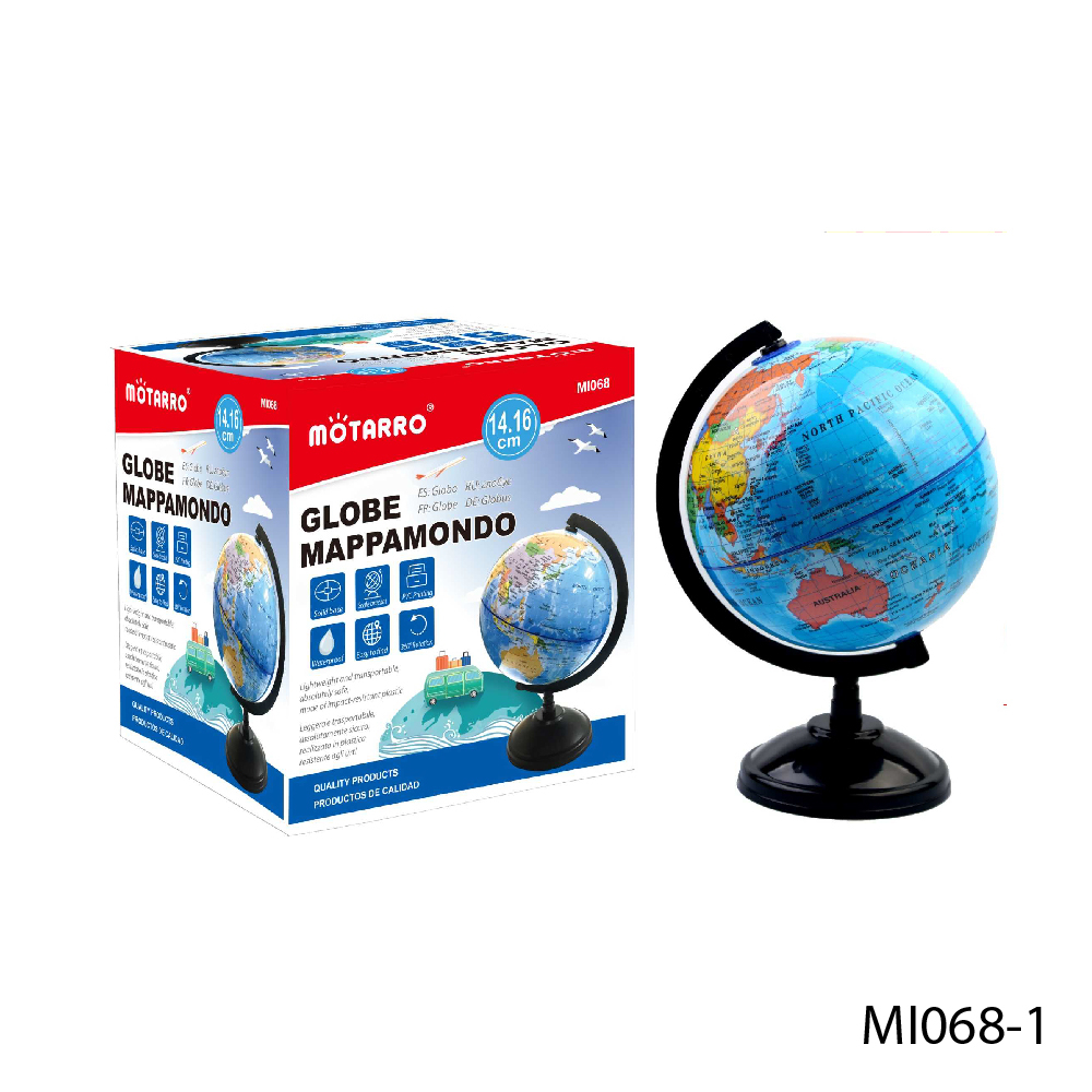 ลูกโลก ลูกโลกจำลอง ภาษาอังกฤษ ขนาด 6 นิ้ว / 8 นิ้ว ลูกโลกภูมิศาสตร์