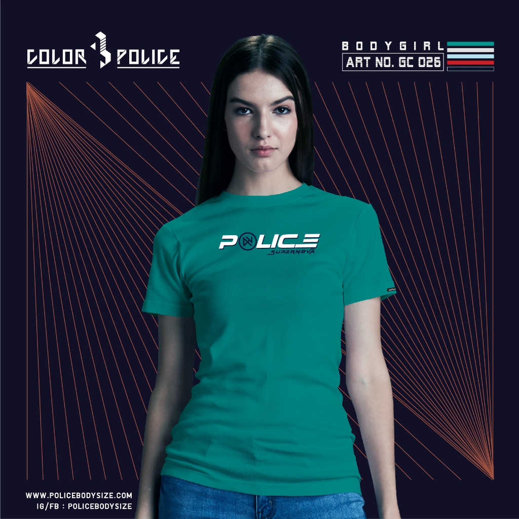 Police Bodygirl เสื้อผู้หญิง ทรง Slimfit GC026 — صورة 6