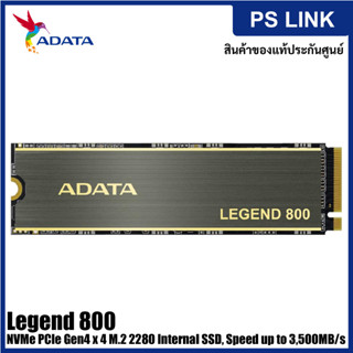 ADATA Legend 800 1000GB NVMe PCIe Gen4 x 4 M.2 2280 Internal SSD, Speed up to 3,500MB/s (LEG800-1000GCS)