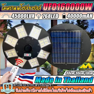 UFO-160000W-W แสงวอมไวท์ ไฟถนนขนาดใหญ่ 160,000W ไฟถนนยูเอฟโอ ไฟถนนLEDพลังงานแสงอาทิตย์