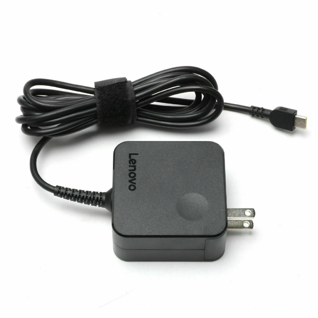 New!! Lenovo Adapter ของแท้ 20V/3.25A 65W หัว USB Type-C ทรงสี่เหลี่ยม (1943)