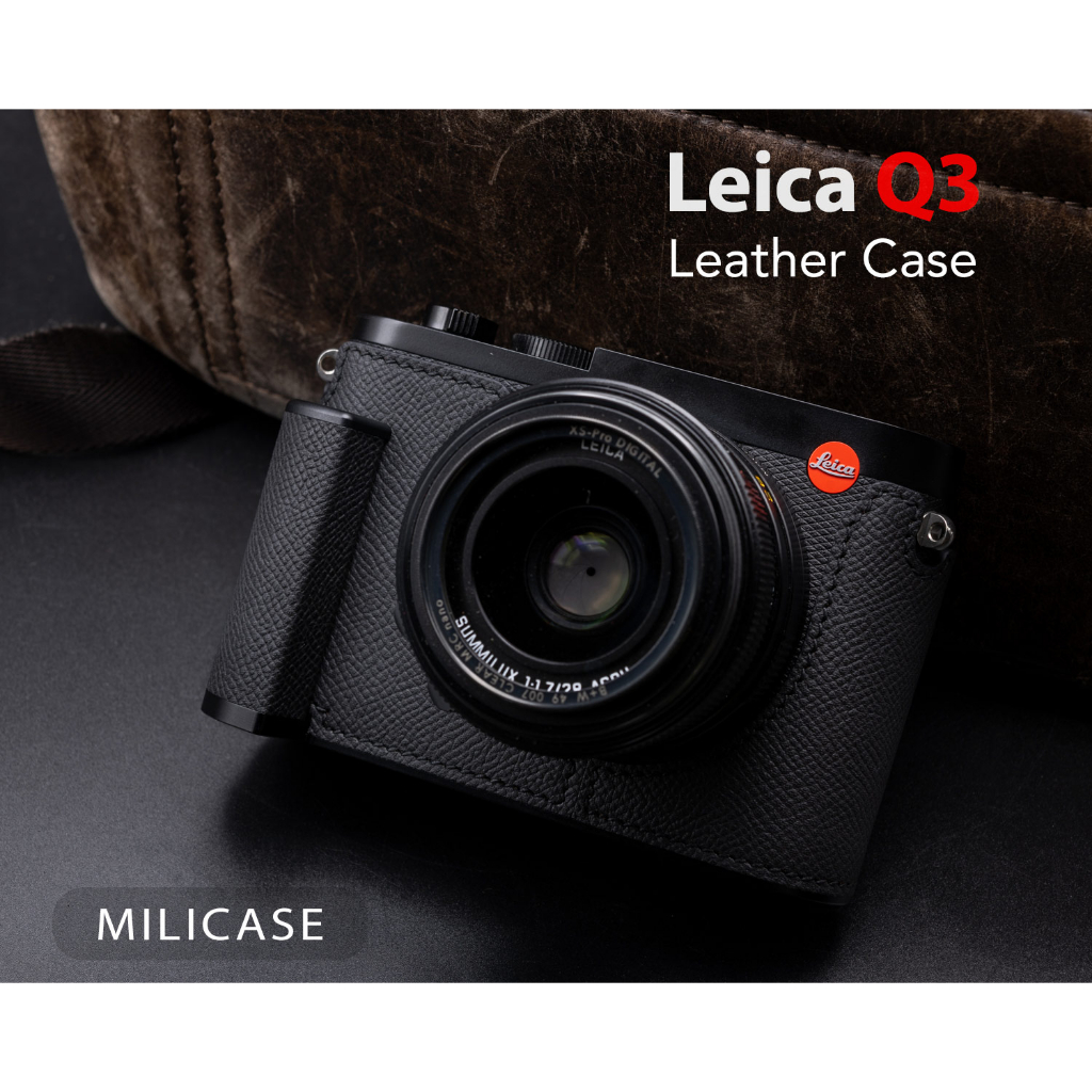 เคส Leica Q3 43 / Q3 Milicase มีกริป สำหรับ Leica Q3 43 / Q3