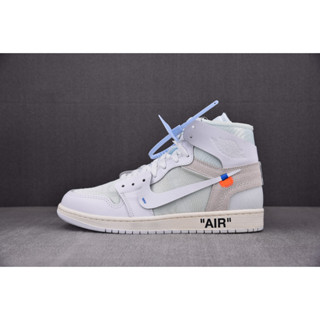 [ Pre - Order ] Jordan 1 High Retro " Off - White White " Size 36 - 47.5 [ New LJR ]