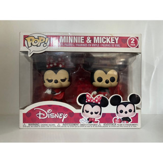 Funko Pop Mickey Mouse and Minnie Mouse Disney 2 Pack Damage Box