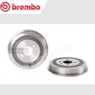 BREMBO จานเบรคหลัง BMW 3 SERIES E30 (316i 320i 325i) 1982-1992 / 14 3185 10 / ราคาต่อ 1ใบ