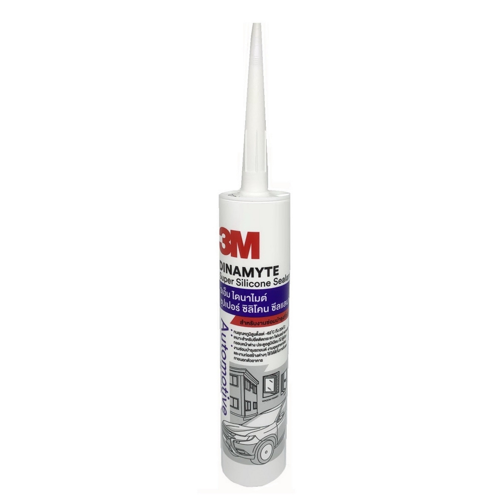 3M กาวซิลิโคน ขนาดบรรจุ 280 มล. มีสีขาว สีดำ สีใส Silicone