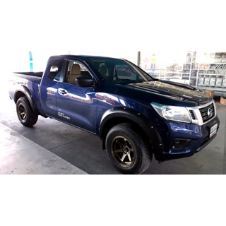 คิ้วล้อ NAVARA NP300 2014 - 2020 ตัวเตี้ย CAB ขนาด 6” มีน๊อต สีดำด้าน