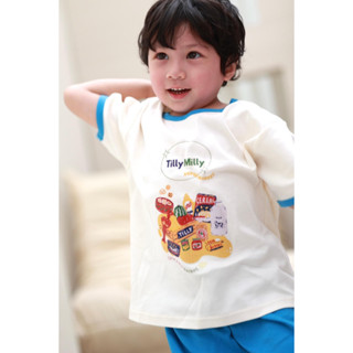 Tilly Milly ชุดเสื้อแขนสั้น กางเกงขาสั้น เด็กผู้ชาย Gourmet kids