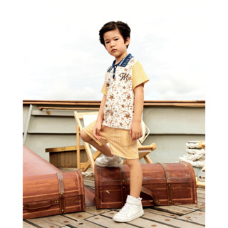 Tilly Milly ชุดเสื้อโปโล กางเกงขาสั้น เด็กผู้ชาย Look-05 Ahoy kiddos