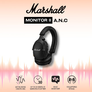 ใหม่ Marshall Monitor II ANC ชุดหูฟังบลูทูธ ตัดเสียงรบกวน