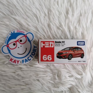 TAKARA  TOMY Tomica Honda FIT (JAZZ) No.66 รถเหล็ก โทมิก้า ของแท้ ส่งฟรี