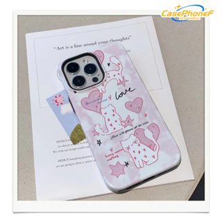 ✨ส่งของขวัญ✨เคส for iPhone 11 14 Pro Max Case for iPhone 12 13 ป้องกันการตก การป้องกัน เรียบง่าย ระดับสูง การ์ตูน