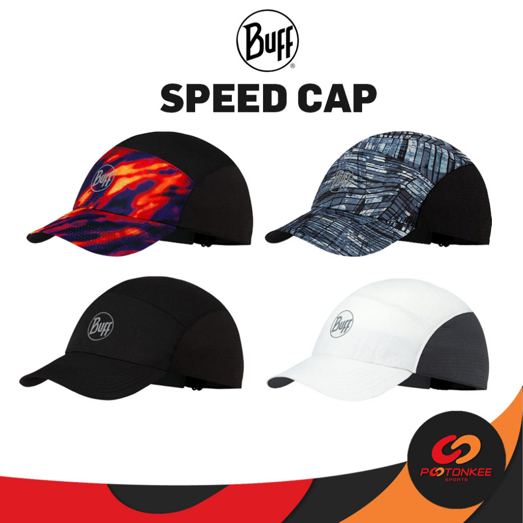 Sports & Outdoor Hats 957 บาท Pootonkee Sports BUFF SPEED CAP size L/XL (57-61cm) หมวกวิ่งกันแดด น้ำหนักเบาสวมใส่สบาย ระบายอากาศได้ดีไม่อับร้อน Sports & Outdoors