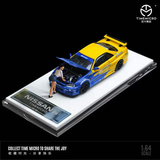 Nissan Gtr34 A2/Spoon-figurine ver 1:64 (TimeMicro)