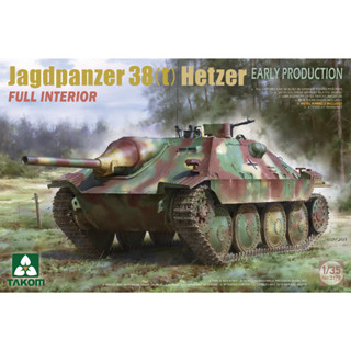 พลาสติก โมเดล ประกอบ TAKOM สเกล 1/35 Jagdpanzer 38(t) Hetzer EARLY PRODUCTION w/FULL INTERIOR (2170)