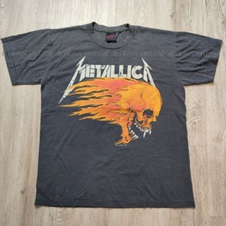 METALLICA @PUSHEAD WOULD TOUR เสื้อวง เสื้อทัวร์